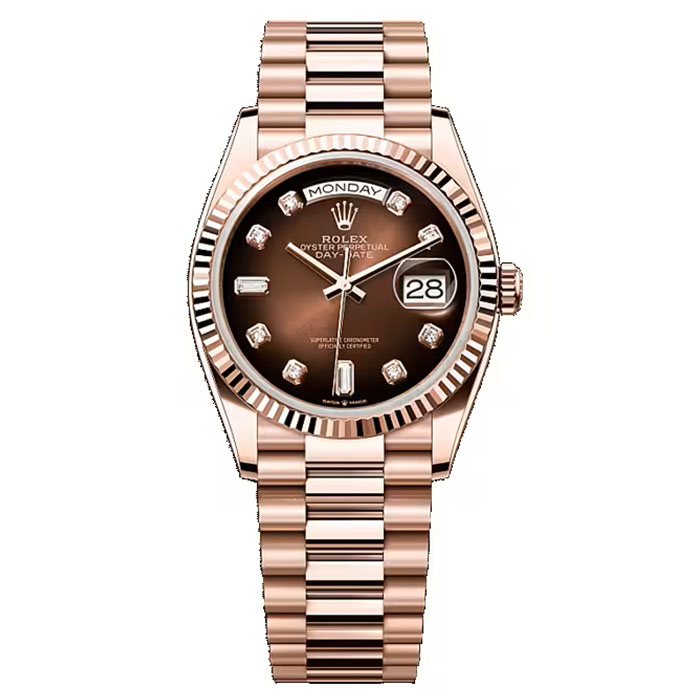Rolex Day-Date 36  Oyster, 36 mm, Everose gold Men Watch