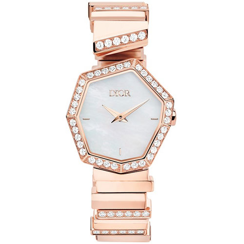 Gem Dior Pink Gold Women Watch